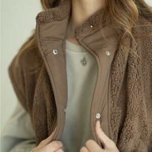 Tori Quilted Sherpa Vest